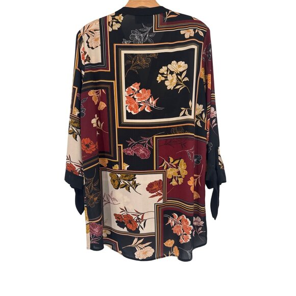 Joseph Ribkoff Floral Geometric Tunic Top Multicolor Womens size large - Picture 7 of 7